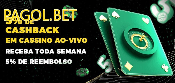 Promoções do cassino ao Vivo PAGOL.BET